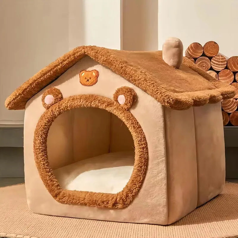 Casa Dobrável para Pets - Conforto e Praticidade para Cães e Gatos