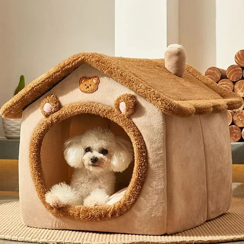 Casa Dobrável para Pets - Conforto e Praticidade para Cães e Gatos